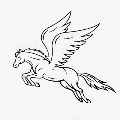 天马PNG图片素材下载_天马PNG_熊猫办公