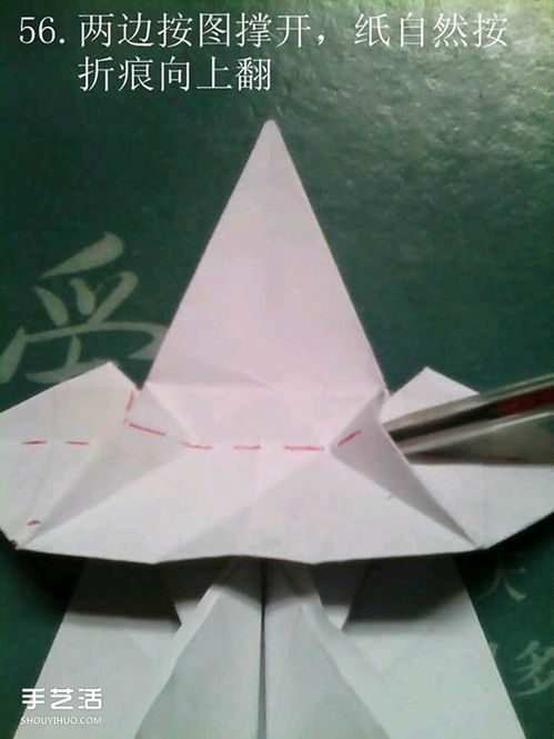 天马的折法 图片教学