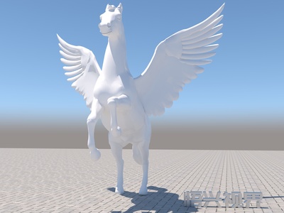 天马装置雕塑|空间|景观设计|张悟兴 